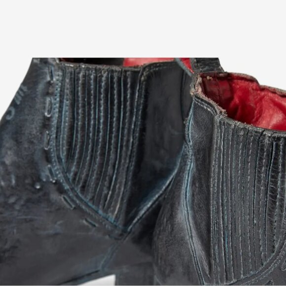 NEW BED/STU Made In Mexico Leather Brie Boots in black for womens 825 9m5 - Picture 7 of 9